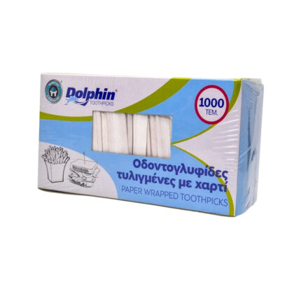 ΟΔΟΝΤΟΓΛΥΦΙΔΕΣ DOLPHIN ΣΥΣΚΕΥΑΣΜΕΝΕΣ ΑΝΑ ΜΙΑ ΜΕ ΧΑΡΤΙ